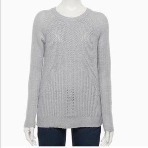 NWT! Apt. 9 sweater in Gray Shine